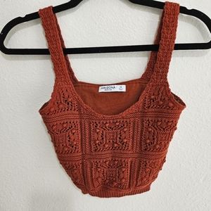 Arizona Crochet Knit Crop Top